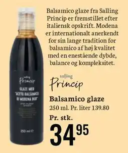 Føtex Salling Princip Balsamico glaze tilbud