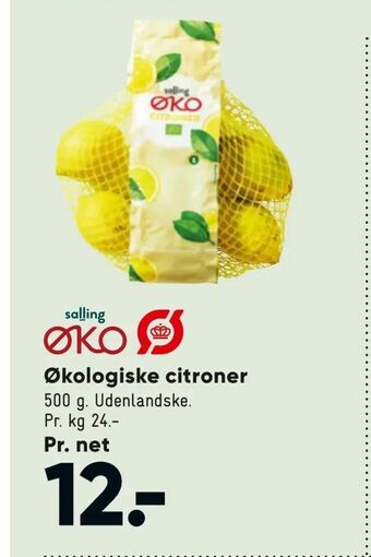 Bilka Økologiske citroner tilbud