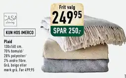 Imerco Casa Living Plaid tilbud
