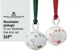 Imerco Royal Copenhagen Musselmalet julekugle tilbud