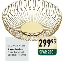 Imerco Georg Jensen Alfredo brødkurv tilbud