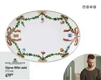 Royal Copenhagen Stjerne Riflet asiet