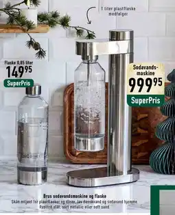 Imerco Brus sodavandsmaskine og flaske tilbud