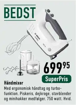 Imerco Bosch Håndmixer tilbud