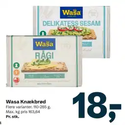 Let-Køb Wasa Knækbrød tilbud