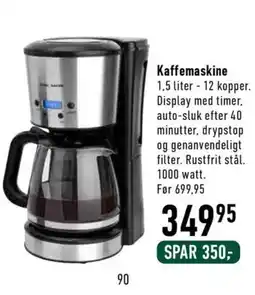 Imerco Kaffemaskine tilbud