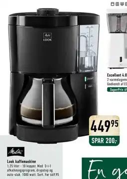 Imerco Melitta Look kaffemaskine tilbud
