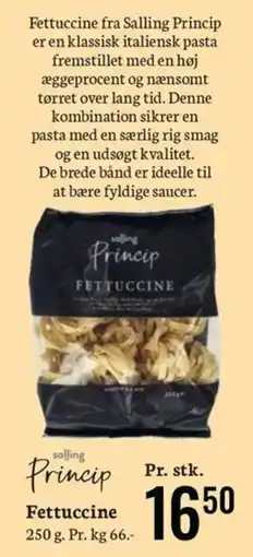 Føtex Salling Princip Fettuccine tilbud
