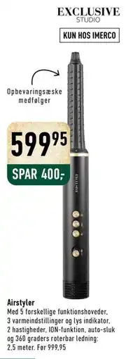 Imerco Exclusive Studio Airstyler tilbud