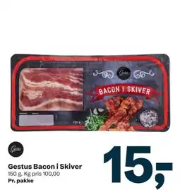 Let-Køb Gestus Bacon i Skiver tilbud