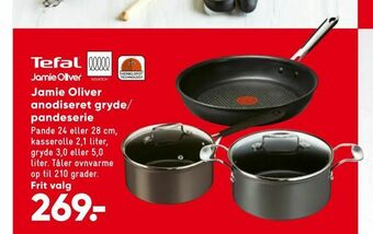Bilka Jamie Oliver anodiseret gryde/ pandeserie tilbud
