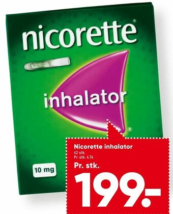 Bilka Nicorette inhalator tilbud