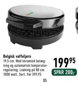 Imerco Belgisk vaffeljern tilbud
