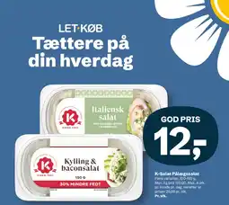 Let-Køb K-Salat Pålægssalat tilbud
