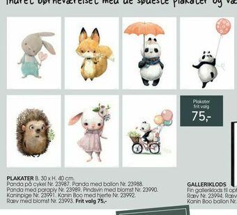 Daells Bolighus Plakater tilbud