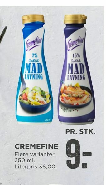 MENY Cremefine tilbud