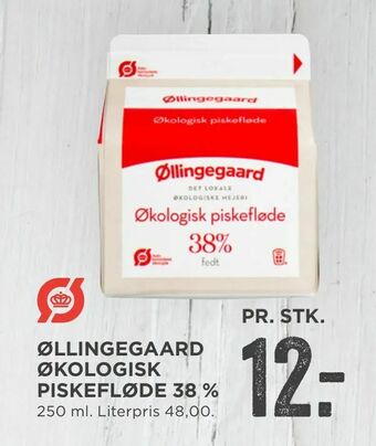MENY Øllingegaard økologisk piskefløde 38 % tilbud