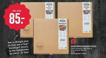 MENY Oles økologisk pizza tilbud