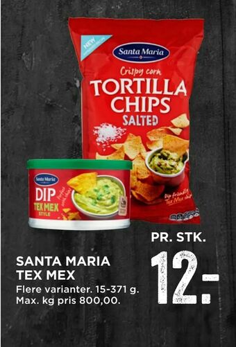 MENY Santa maria tex mex tilbud