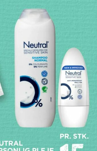 MENY Neutral personlig pleje tilbud