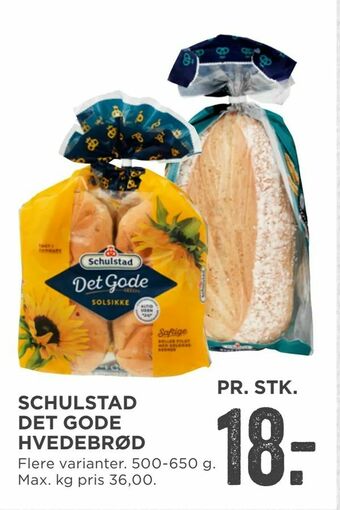 MENY Schulstad det gode hvedebrød tilbud