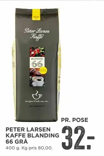 MENY Peter larsen kaffe blanding 66 grå tilbud