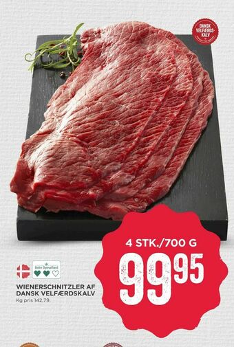 MENY Wienerschnitzler af dansk velfærdskalv tilbud
