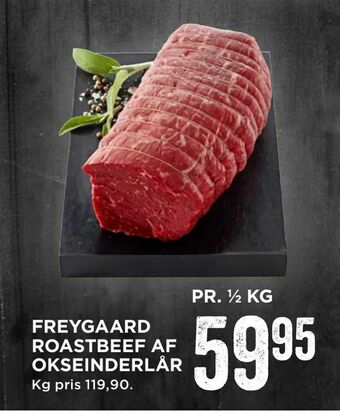 MENY Freygaard roastbeef af okseinderlår tilbud