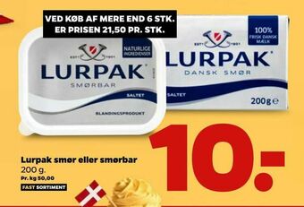 Netto Lurpak smør eller smørbar tilbud