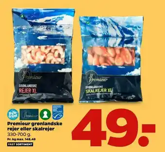 Netto Premieur grønlandske rejer eller skalrejer tilbud