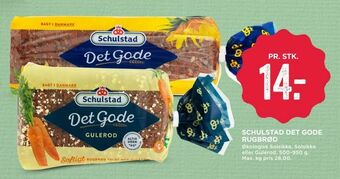 MENY Schulstad det gode rugbrød tilbud