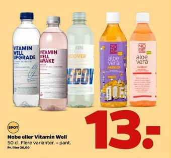 Netto Nobe eller Vitamin Well tilbud