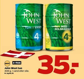 Netto John West tun tilbud