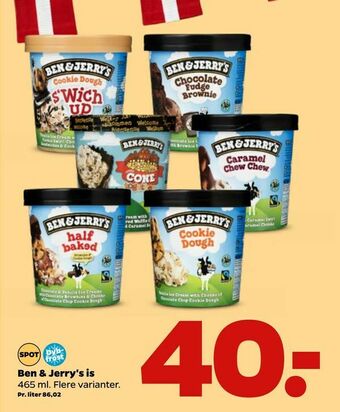 Netto Ben & Jerry's is tilbud