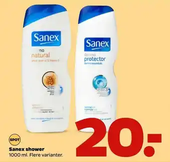 Netto Sanex shower tilbud