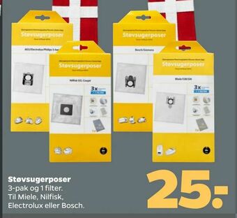 Netto Støvsugerposer tilbud