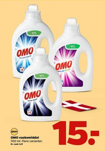 Netto OMO vaskemiddel tilbud