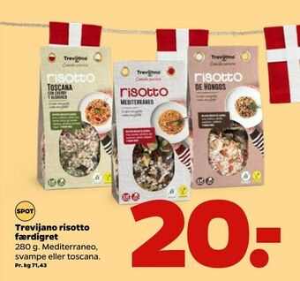 Trevijano risotto færdigret