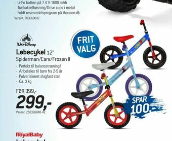 Thansen Løbecykel tilbud