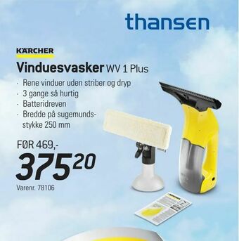 Thansen Vinduesvasker tilbud