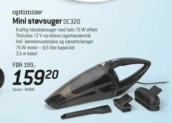 Thansen Mini støvsuger tilbud