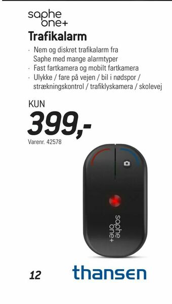 Thansen Trafikalarm tilbud