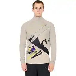Sport 24 SOS Stratos Printed Half Zip Skiundertrøje Herre tilbud