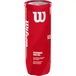 Sport 24 Wilson X3 Performance 3-Pack Padelbolde tilbud