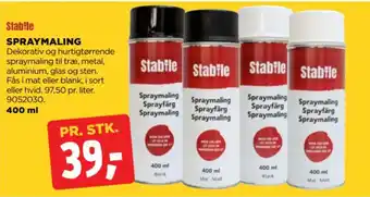 Stabile spraymaling