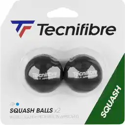 Sport 24 TECNIFIBRE Blue Dot 2-Pack Squashbolde tilbud