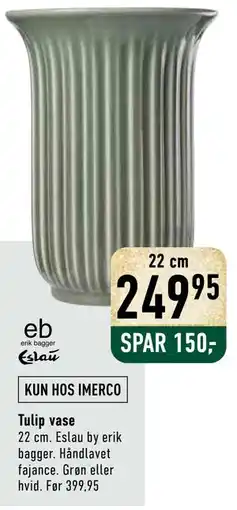 Imerco Tulip vase tilbud