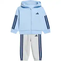 Sport 24 adidas 3-Stripes Full Zip Hood Joggingsæt Børn tilbud