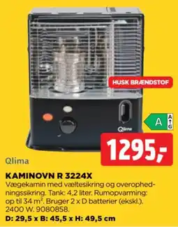 jem & fix Qlima Kaminovn R 3224X tilbud