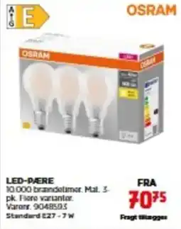 jem & fix Osram led-pære tilbud
